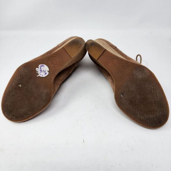 Lucky Brand Womens Ysabel Suede Wedge Ankle Boots Size 8‎ 1/5 Brown - Picture 5 of 14